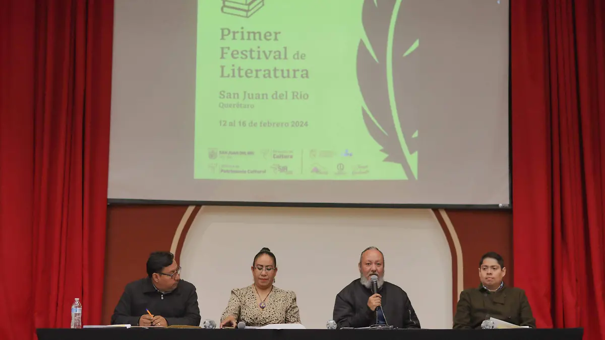 FOTO PRINCIPAL SJR Organizadores presentaron el festival literato